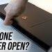 One finger laptop open