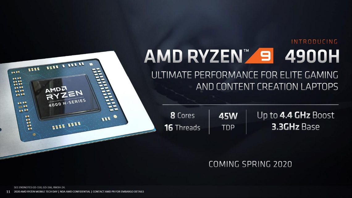 AMD Ryzen 9 4900H