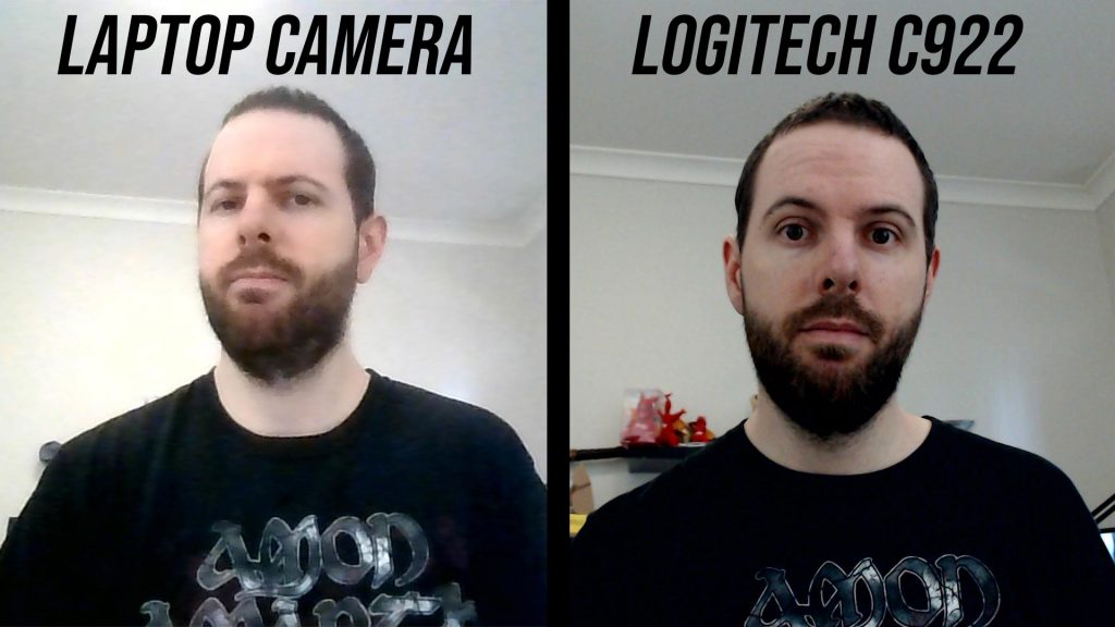 Laptop vs External Camera Difference