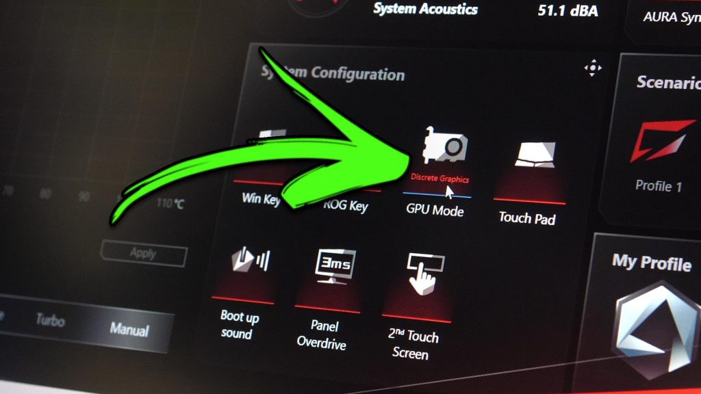 Asus switch gpu online modes