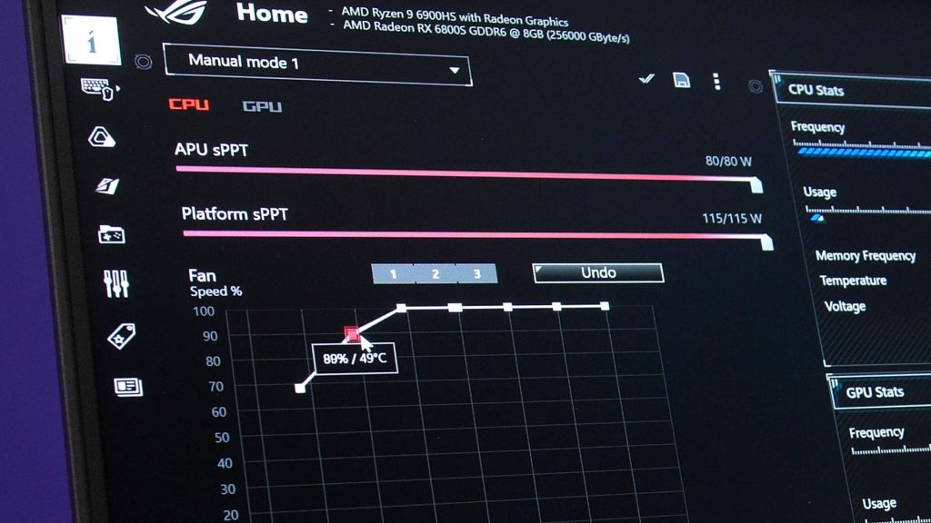 ASUS Zephyrus G14 software