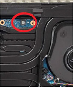 ASUS Gaming laptop internal sensor